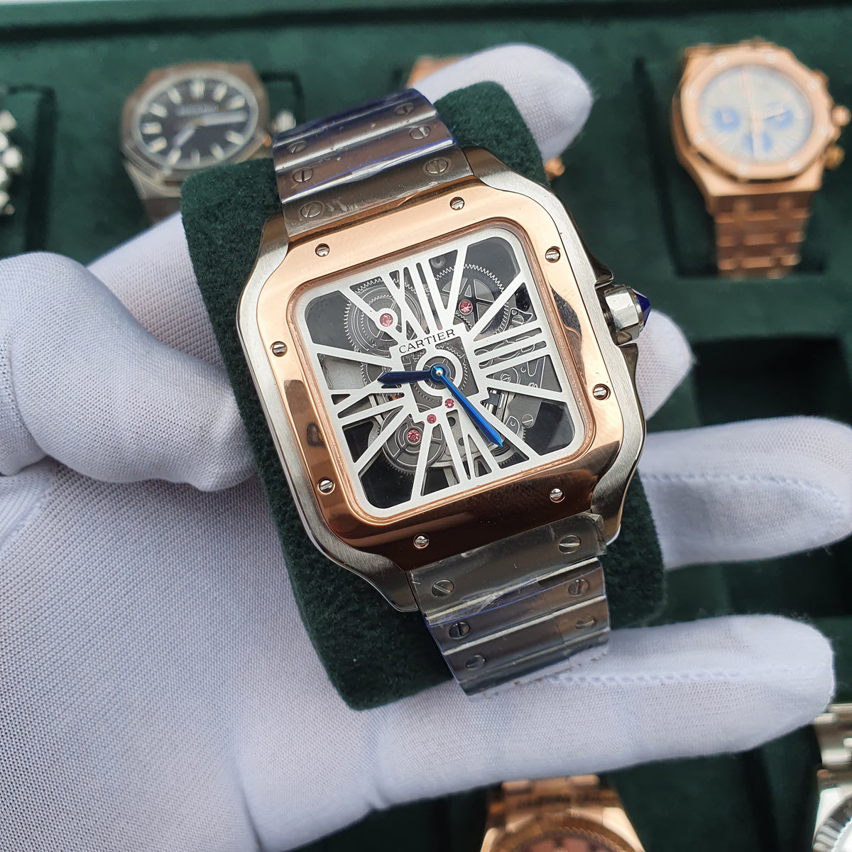 Cartier Santos Skeleton